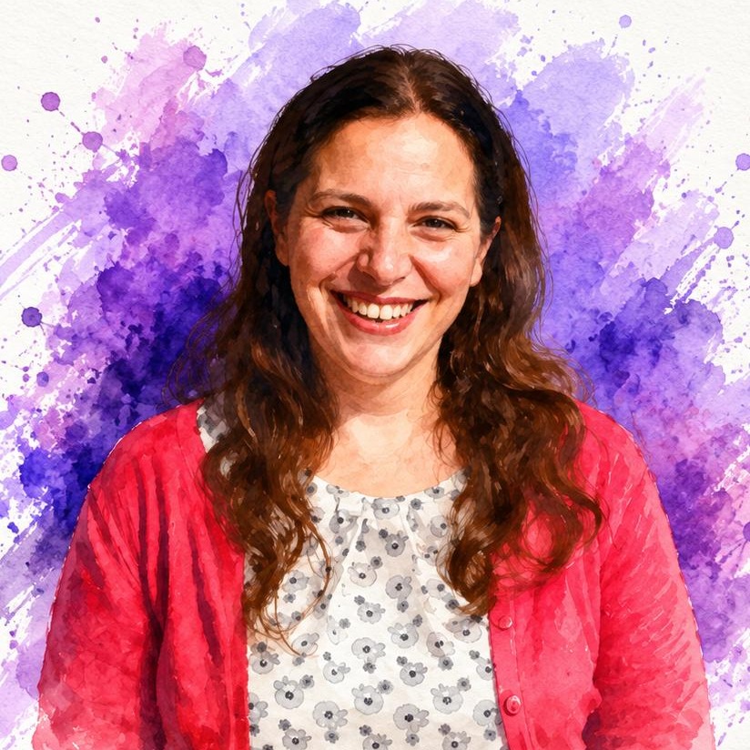 Illustrated portrait of Elenee P.